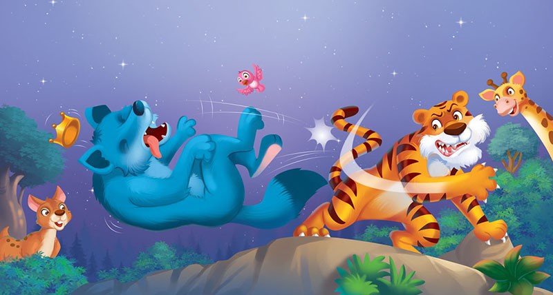 The lions and tigers realized they had been fooled